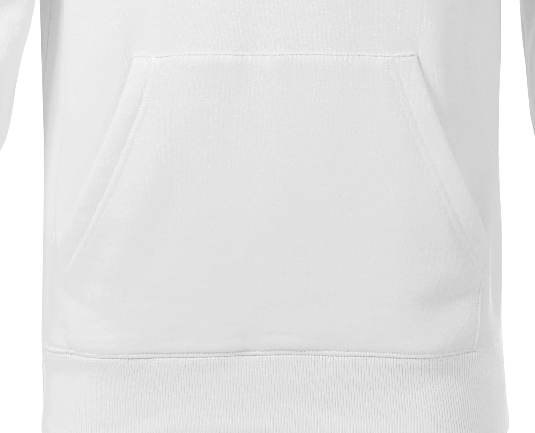 Herensweatshirt met capuchon zonder rits - kangoeroe-achtige buidel