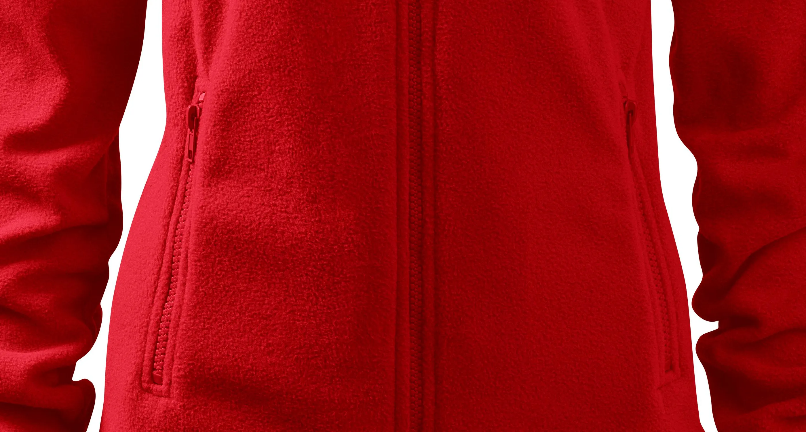 Dames fleecejack - Praktische zakken met rits