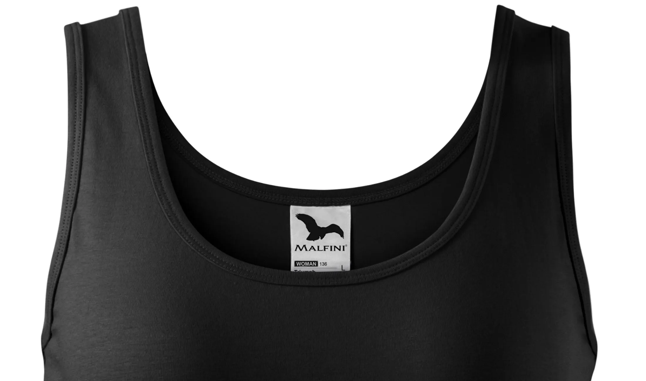 Dames singlet - Diepere ronde halslijn