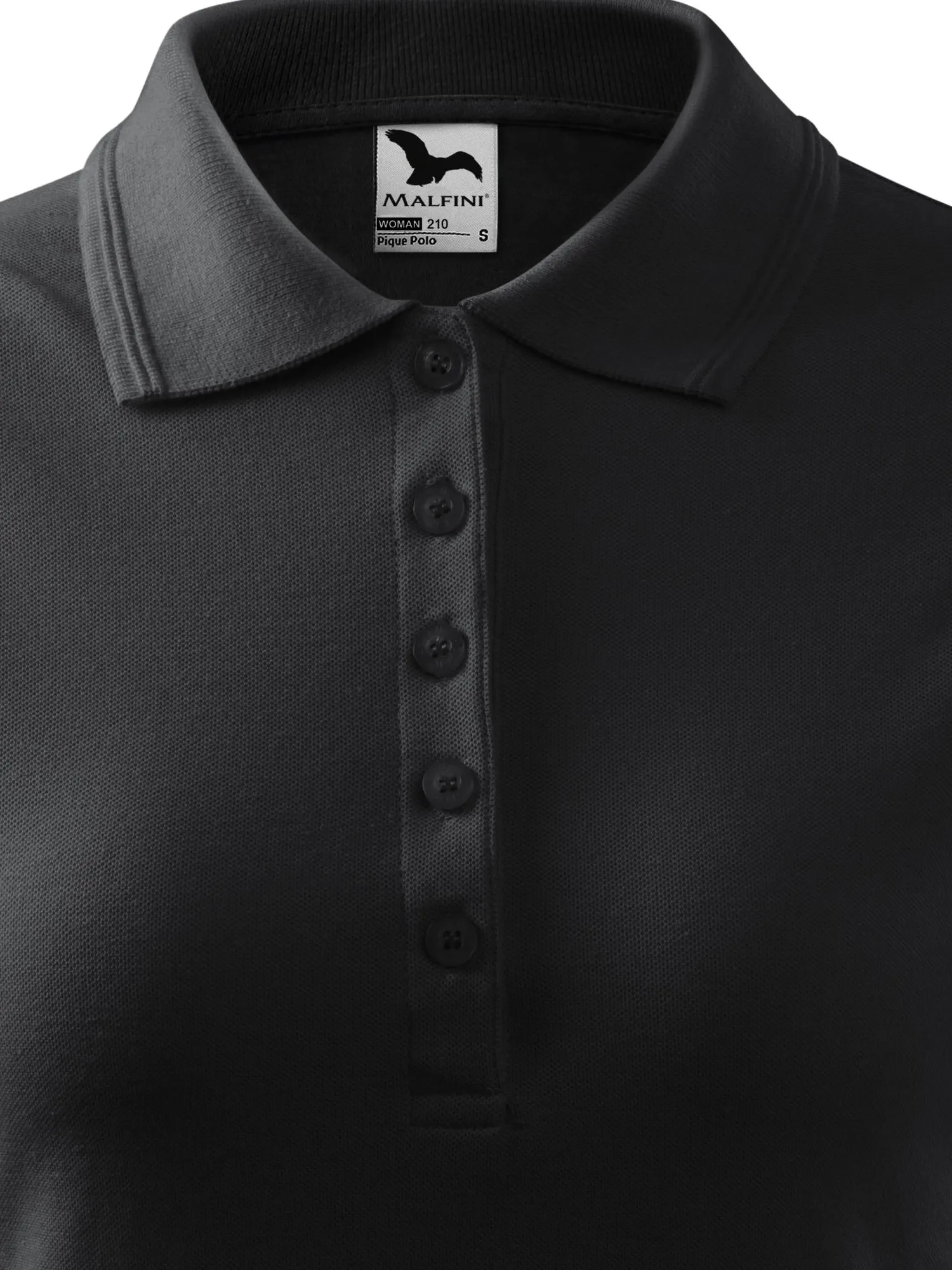 Elegant dames poloshirt - 5-knoops sluiting
