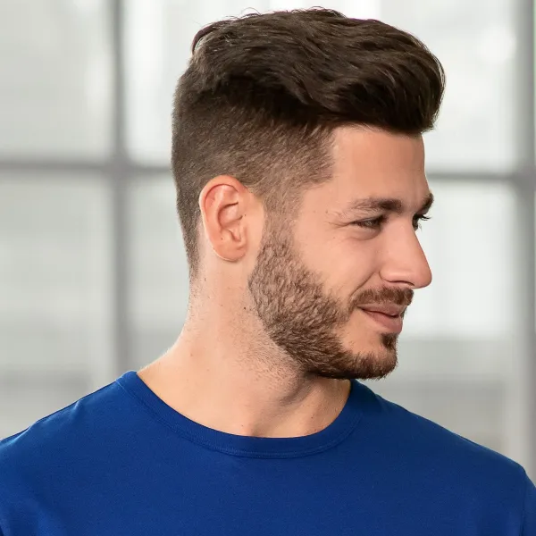 Duurzaam heren-T-shirt - Klassieke ronde halslijn