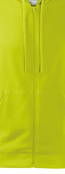 Herensweatshirt met capuchon - Ritssluiting in dezelfde kleur als de sweater.