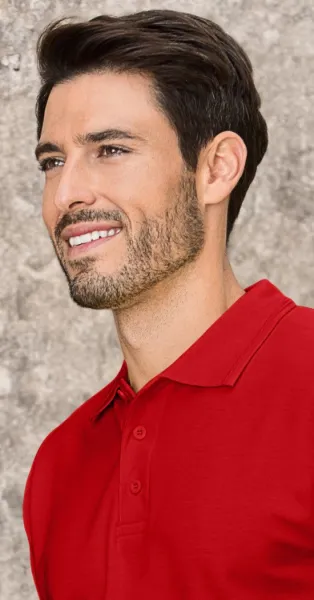 Los poloshirt voor heren - Sluiting met 3 knopen