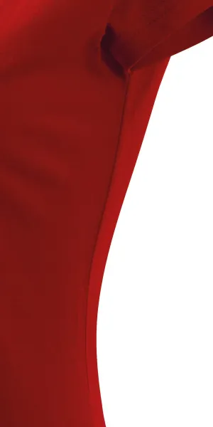 Dames T-shirt met zeer korte mouwen - Gesneden met zijnaden