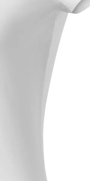 Dames slim fit T-shirt met V-halslijn - Gesneden met zijnaden