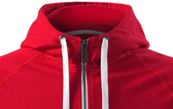 Contrasterend sweatshirt voor heren met capuchon - Capuchon met trekkoordjes