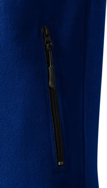 Contrast vest van fleece - Praktische zakken met rits