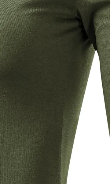 Dames T-shirt met lange mouwen - Gesneden met zijnaden