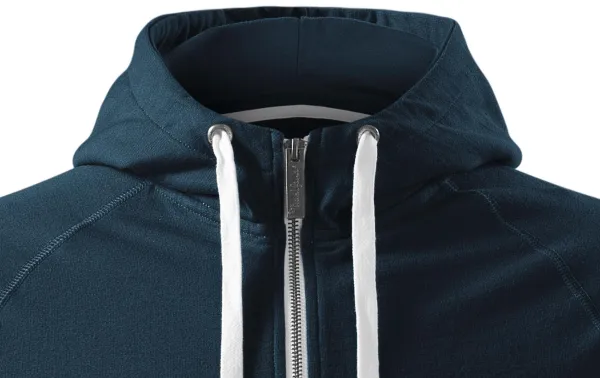 Contrasterend sweatshirt voor heren met capuchon - Capuchon met trekkoordjes