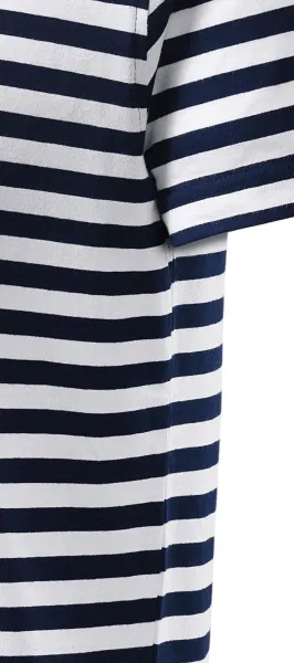 T-shirt in marinestijl - Gesneden met zijnaden