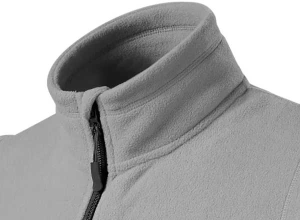 Contrast vest van fleece - Verhoogde kraag ter bescherming tegen kou in de nek