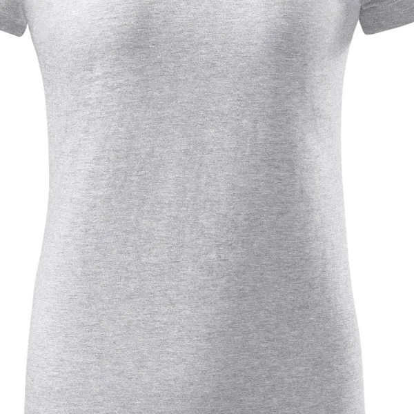 Dames eenvoudig T-shirt - Zacht taps toelopende snit