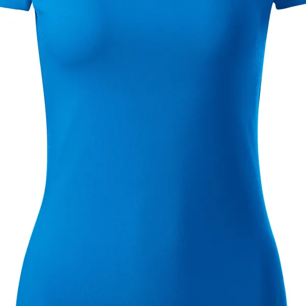 Dames T-shirt met decoratieve stiksels - Slanke, taps toelopende pasvorm