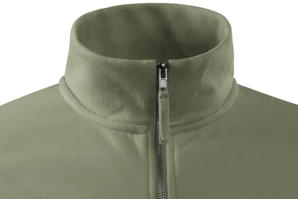 Eenvoudig herensweatshirt zonder capuchon - Hoge kraag