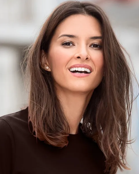 Dames eenvoudig T-shirt - Klassieke ronde halslijn