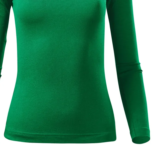 Dames T-shirt met lange mouwen - Licht getailleerde snit