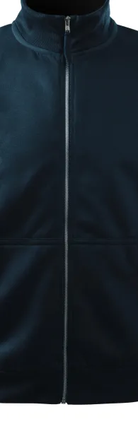 Eenvoudig herensweatshirt zonder capuchon - Metalen ritssluiting