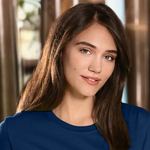 Klassiek dames T-shirt - Klassieke ronde halslijn