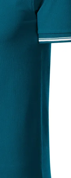 Contrasterend poloshirt voor heren - Gesneden met zijnaden