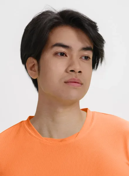 T-shirt met asymmetrische halslijn - Interessante asymmetrische kraag