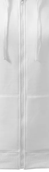 Damessweatshirt met capuchon - Ritssluiting in dezelfde kleur als de sweater.