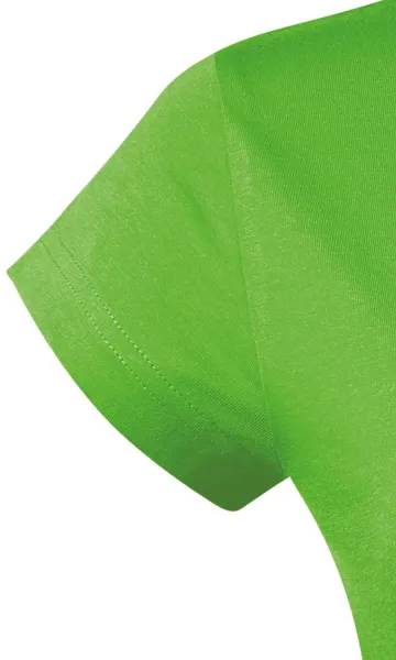 Dames slim fit T-shirt met ronde halslijn - Korte mouwen