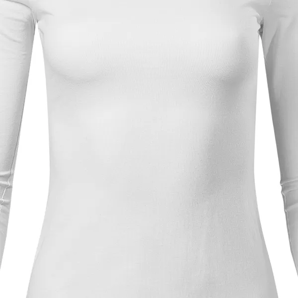 Dames T-shirt met lange mouwen - Licht getailleerde snit