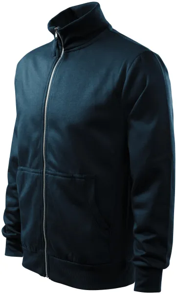 Eenvoudig herensweatshirt zonder capuchon - Herensweatshirt met ritssluiting en zonder capuchon