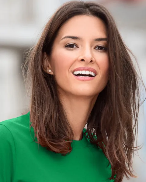 Dames eenvoudig T-shirt - Klassieke ronde halslijn