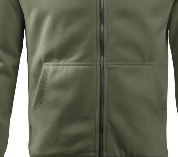 Eenvoudig herensweatshirt zonder capuchon - Losse pasvorm met zijnaden