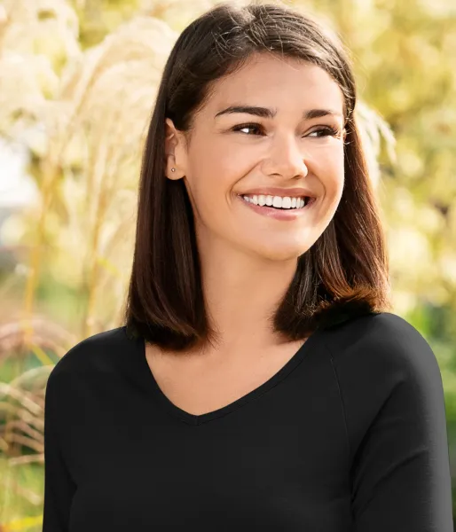 Dames nauwsluitend T-shirt, V-halslijn - Diepe V-halslijn