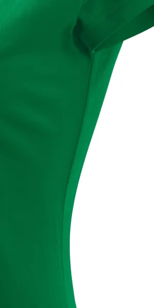 Dames T-shirt met zeer korte mouwen - Gesneden met zijnaden