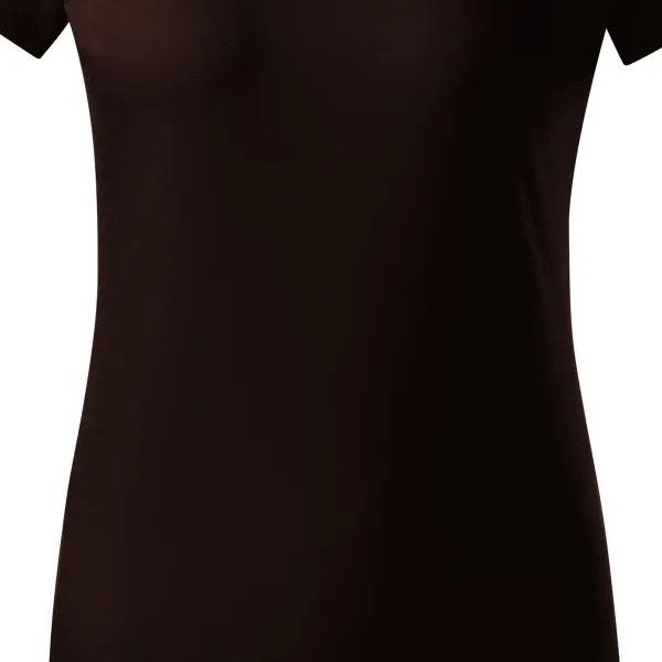 Dames eenvoudig T-shirt - Zacht taps toelopende snit