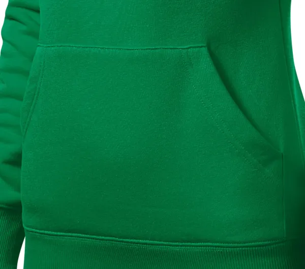 Damessweatshirt met capuchon zonder rits - kangoeroe-achtige buidel