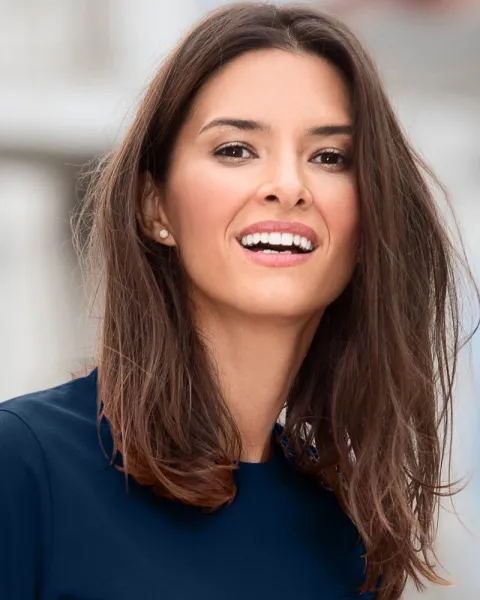 Dames eenvoudig T-shirt - Klassieke ronde halslijn