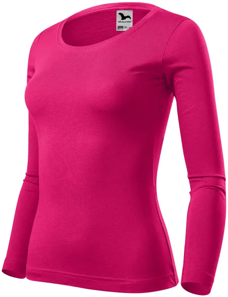 Dames T-shirt met lange mouwen - Dames katoenen t-shirt voor elke dag