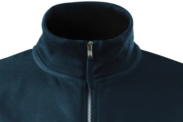 Eenvoudig herensweatshirt zonder capuchon - Hoge kraag