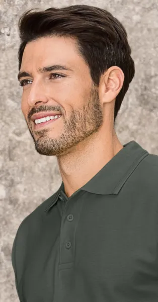 Los poloshirt voor heren - Sluiting met 3 knopen