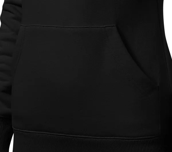 Damessweatshirt met capuchon zonder rits - kangoeroe-achtige buidel