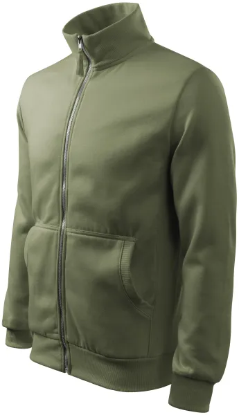 Eenvoudig herensweatshirt zonder capuchon - Herensweatshirt met ritssluiting en zonder capuchon