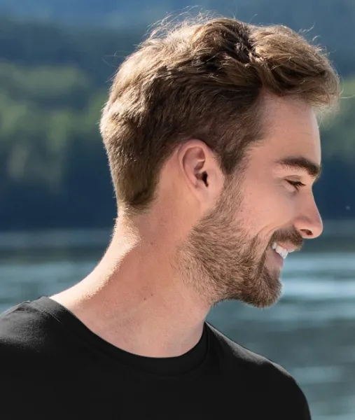 Modieus T-shirt voor heren - Klassieke ronde halslijn