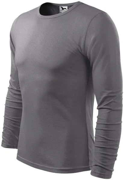 Heren T-shirt met lange mouwen - Heren katoenen t-shirt voor elke dag