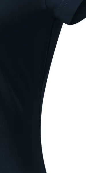 Dames slim fit T-shirt met V-halslijn - Gesneden met zijnaden