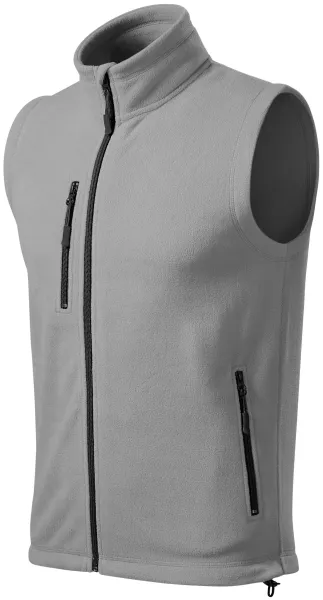 Contrast vest van fleece - Fleecevest met contrasterende elementen