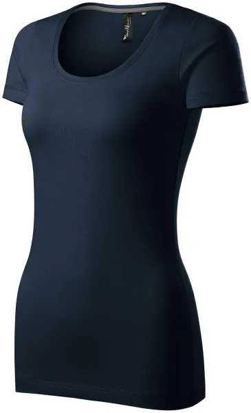 Dames T-shirt met decoratieve stiksels - Dames T-shirt voor dagelijks gebruik