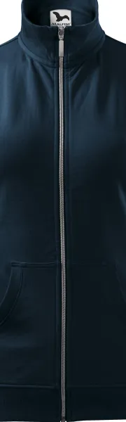 Dames sweatshirt zonder capuchon - Metalen ritssluiting
