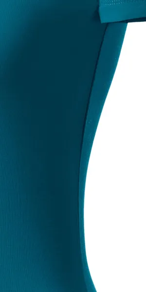 Dames T-shirt met decoratieve stiksels - Gesneden met zijnaden