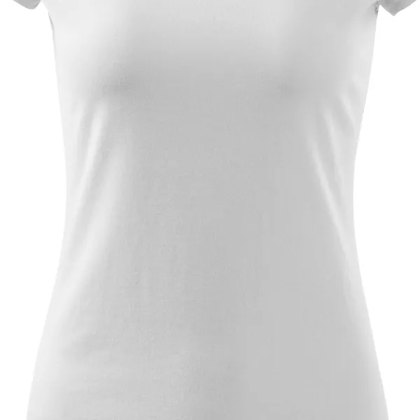 Dames T-shirt met zeer korte mouwen - Zacht taps toelopende snit