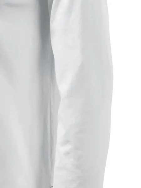 Contrasterend T-shirt voor heren met lange mouwen - Gesneden met zijnaden