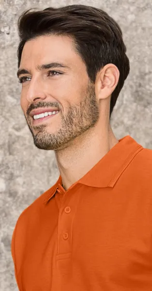 Los poloshirt voor heren - Sluiting met 3 knopen